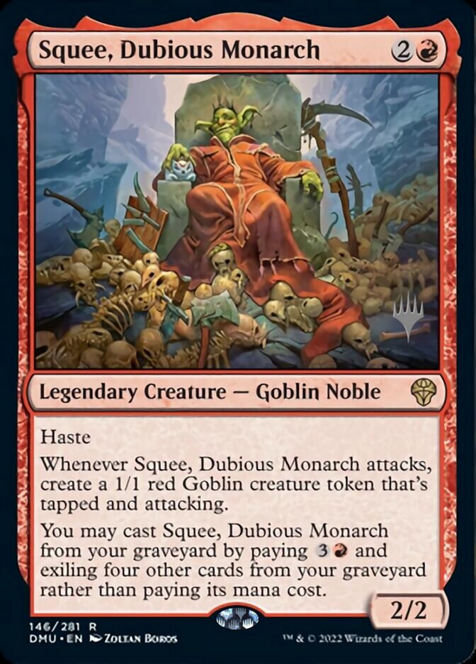 Squee, Dubious Monarch (Promo Pack) [Dominaria United Promos] | Lots Moore NSW
