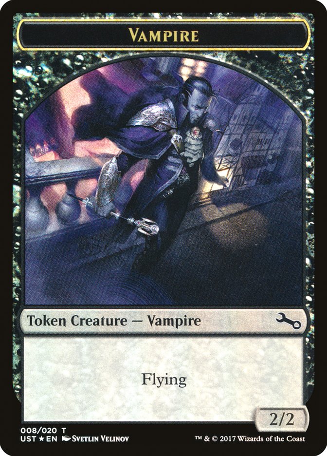 Vampire // Vampire Double-Sided Token [Unstable Tokens] | Lots Moore NSW