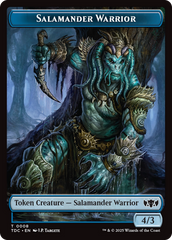 Salamander Warrior // Zombie Druid Double-Sided Token [Tarkir: Dragonstorm Commander Tokens] | Lots Moore NSW