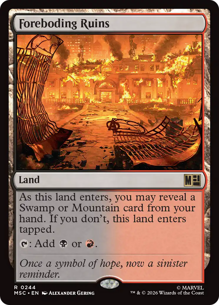 Foreboding Ruins [Marvel Super Heroes Commander] | Lots Moore NSW
