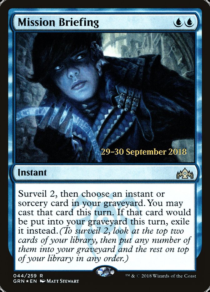 Mission Briefing [Guilds of Ravnica Prerelease Promos] | Lots Moore NSW