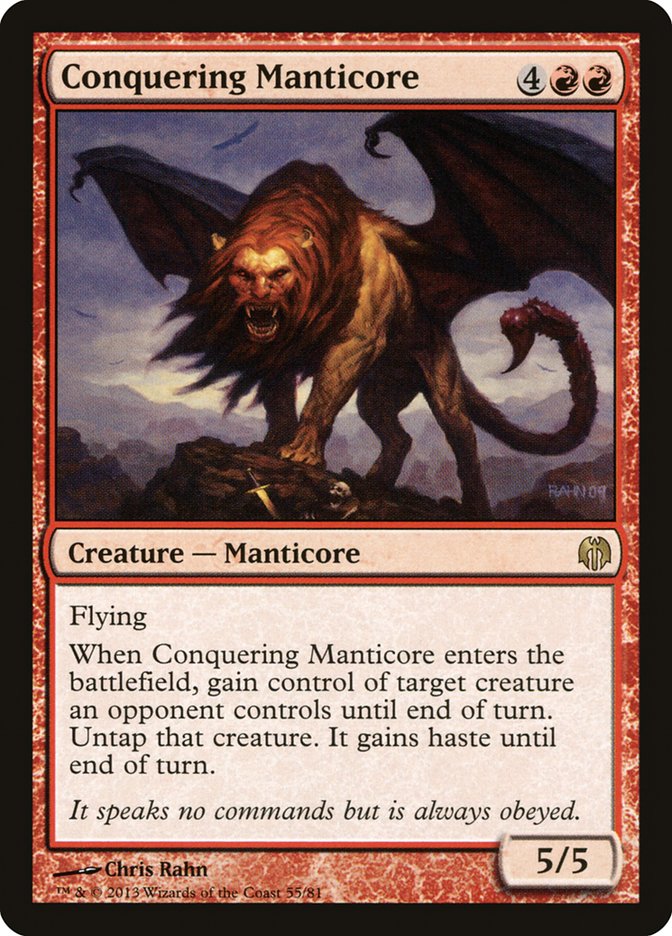Conquering Manticore [Duel Decks: Heroes vs. Monsters] | Lots Moore NSW