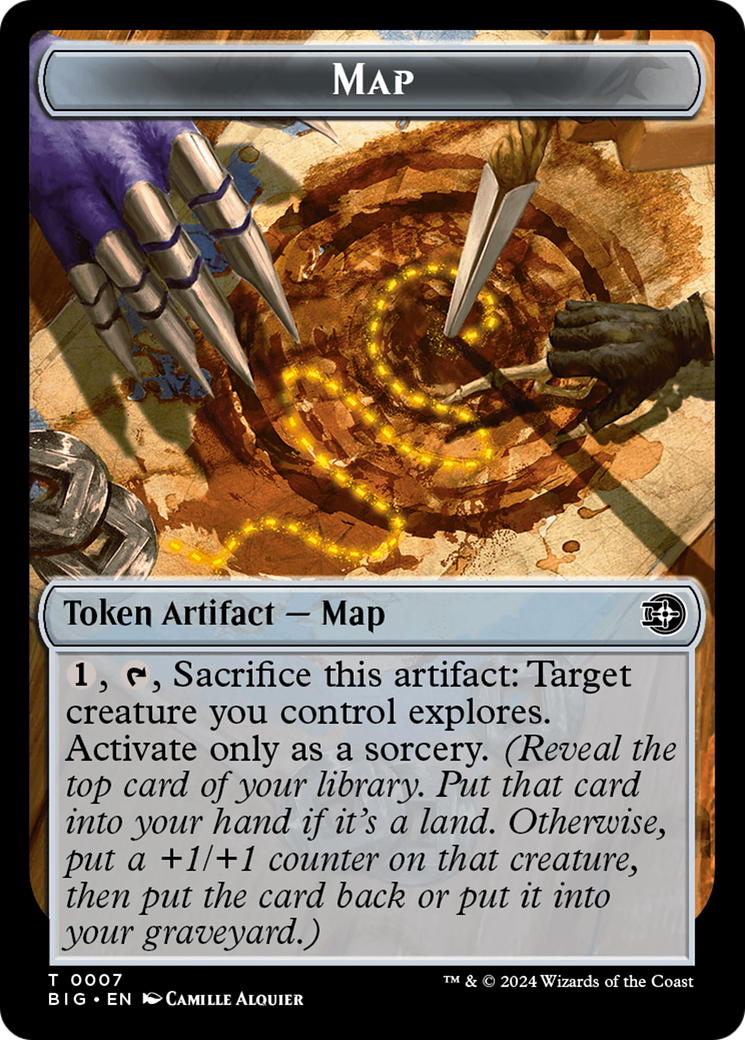 Map Token [Outlaws of Thunder Junction: The Big Score Tokens] | Lots Moore NSW