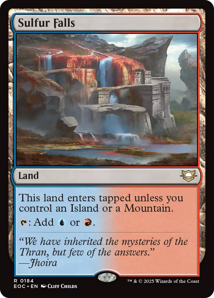 Sulfur Falls [Edge of Eternities Commander] | Lots Moore NSW