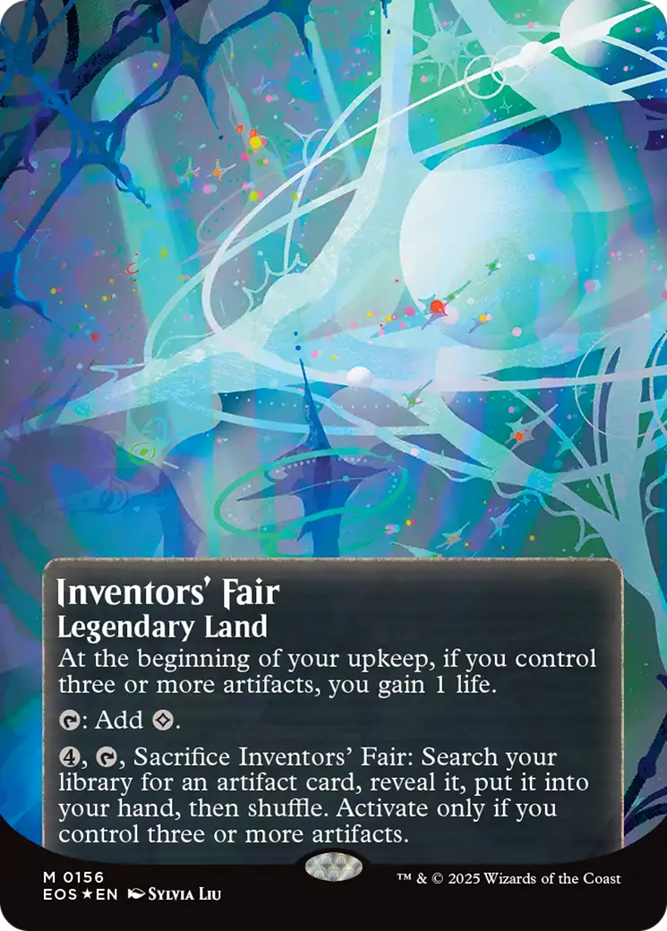Inventors' Fair (0156) (Borderless) (Galaxy Foil) [Edge of Eternities: Stellar Sights] | Lots Moore NSW