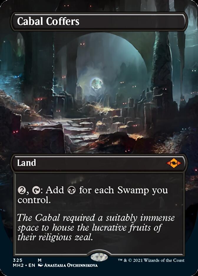Cabal Coffers (Borderless Alternate Art) [Modern Horizons 2] | Lots Moore NSW