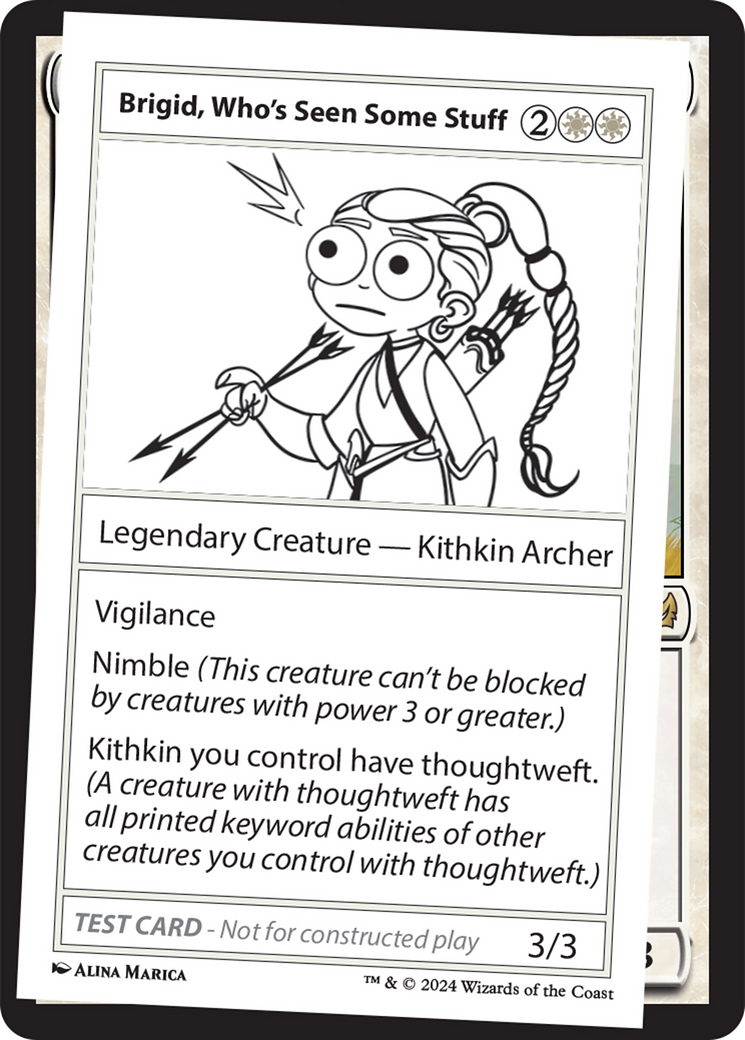 Brigid, Who's Seen Some Stuff [Mystery Booster 2 Playtest Cards] | Lots Moore NSW