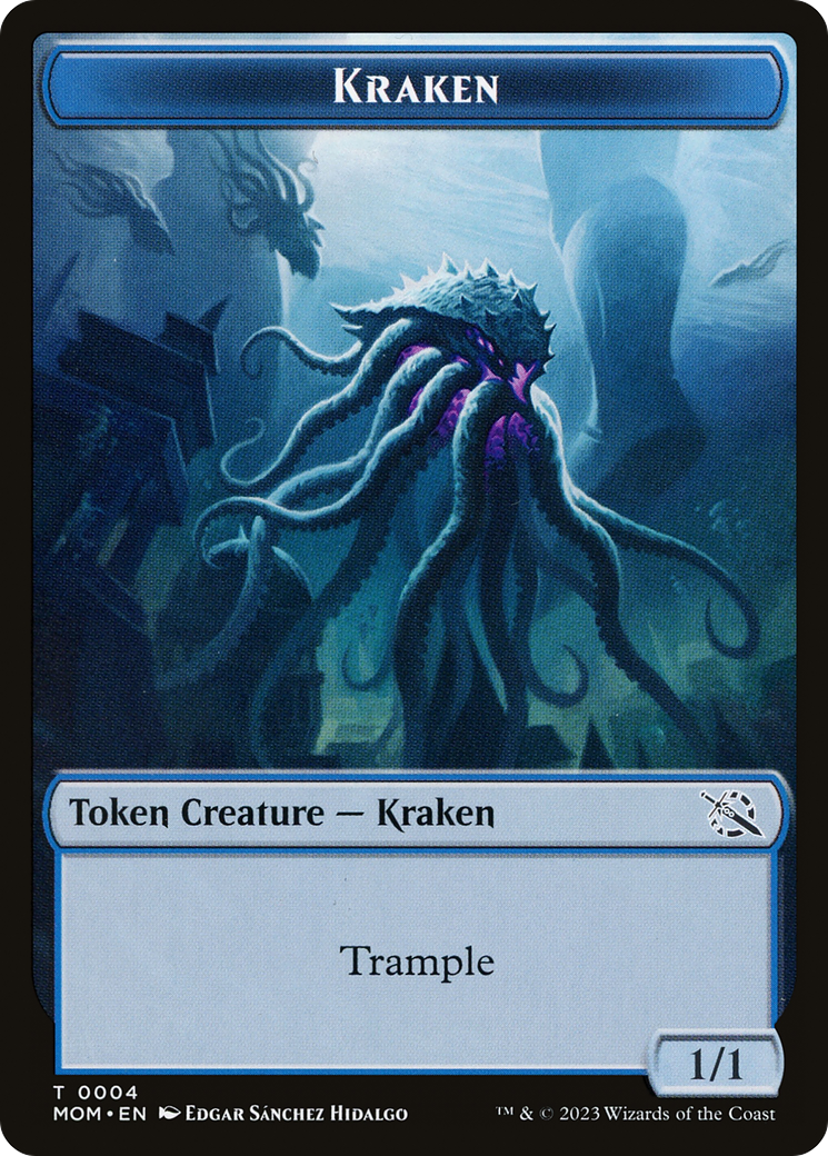 Soldier // Kraken Double-Sided Token [March of the Machine Tokens] | Lots Moore NSW