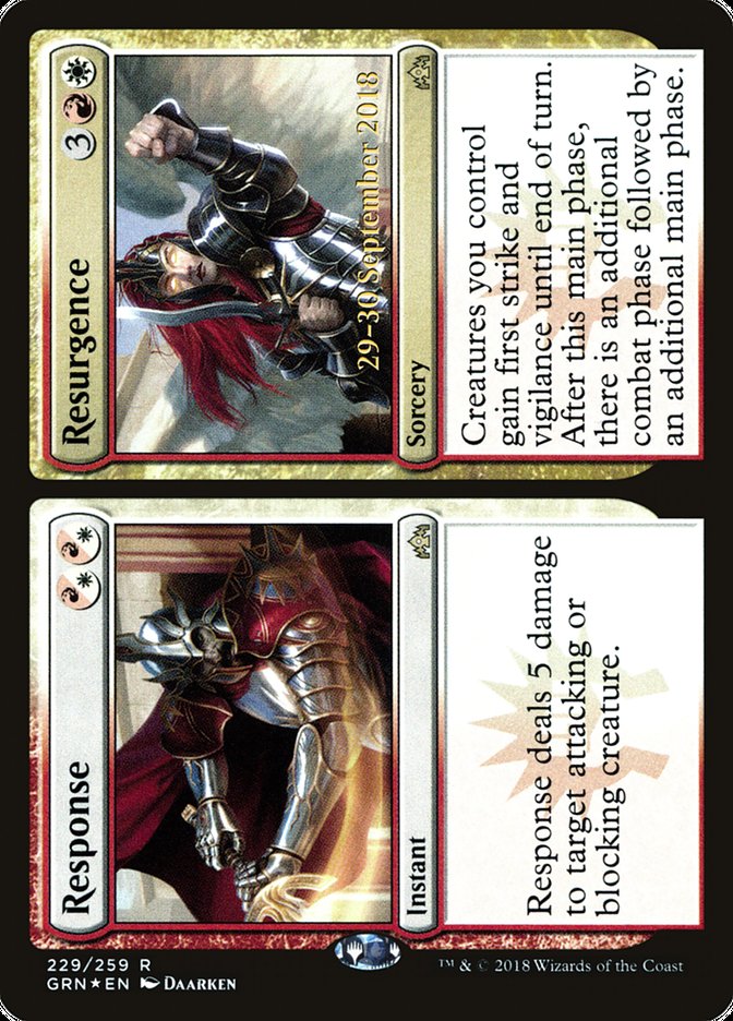 Response // Resurgence [Guilds of Ravnica Prerelease Promos] | Lots Moore NSW