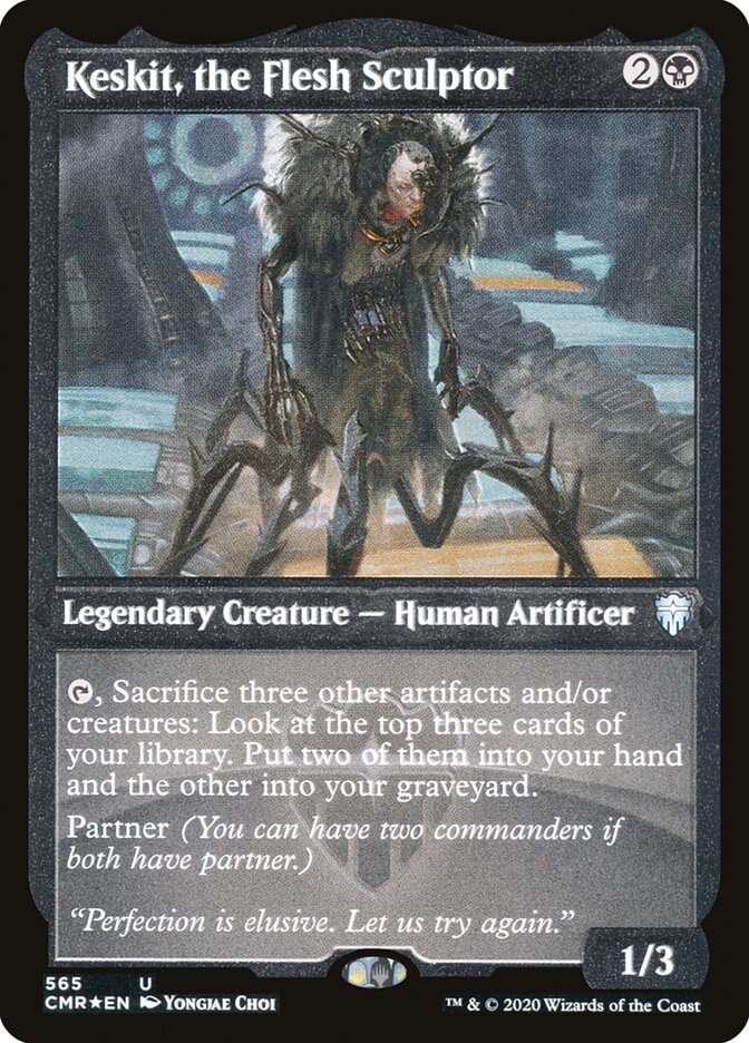 Keskit, the Flesh Sculptor (Etched) [Commander Legends] | Lots Moore NSW