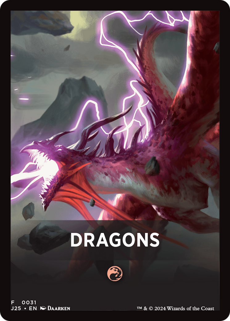 Dragons Theme Card [Foundations Jumpstart Front Cards] | Lots Moore NSW