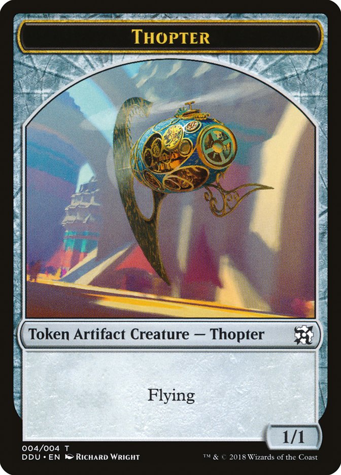 Thopter Token (004/004) [Duel Decks: Elves vs. Inventors Tokens] | Lots Moore NSW