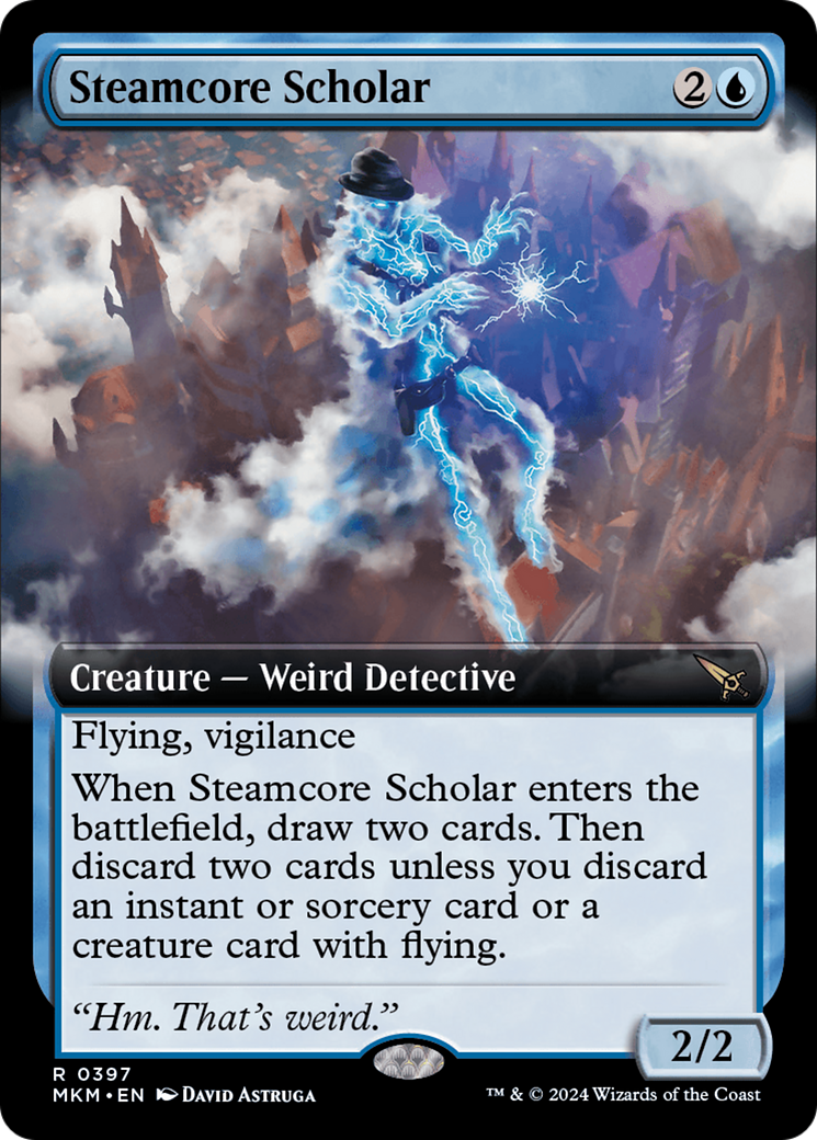 Steamcore Scholar (Extended Art) [Murders at Karlov Manor] | Lots Moore NSW