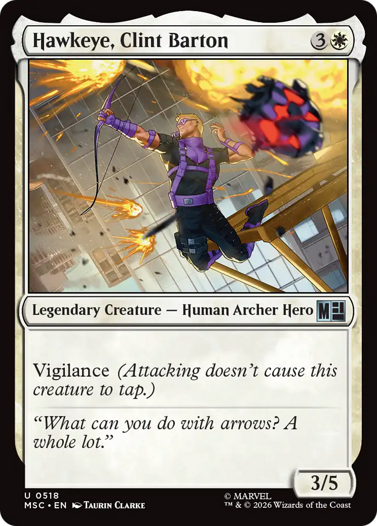 Hawkeye, Clint Barton (0518) [Marvel Super Heroes Commander] | Lots Moore NSW