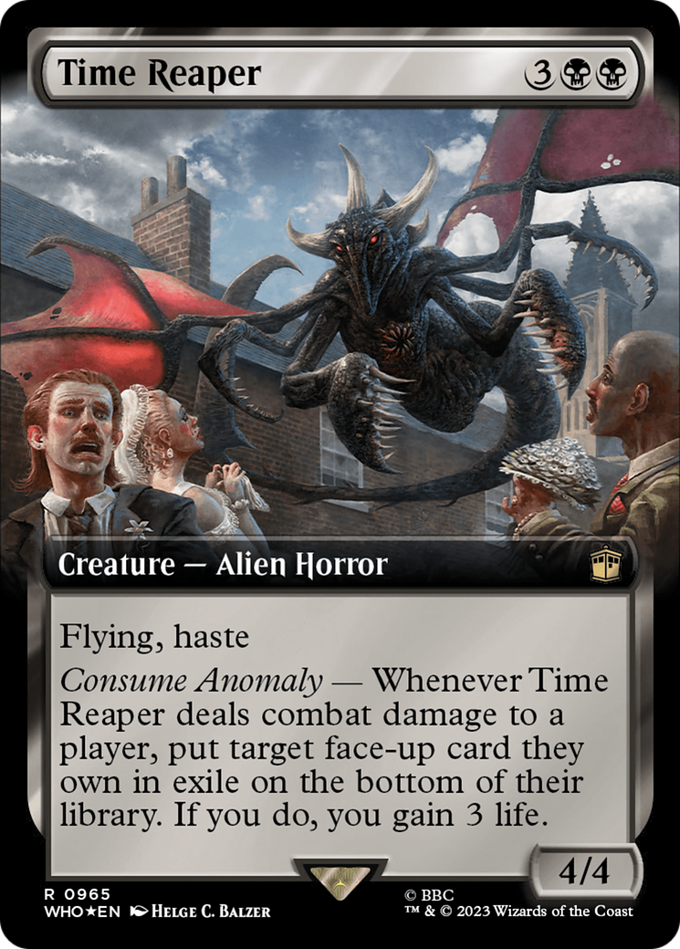Time Reaper (Extended Art) (Surge Foil) [Doctor Who] | Lots Moore NSW
