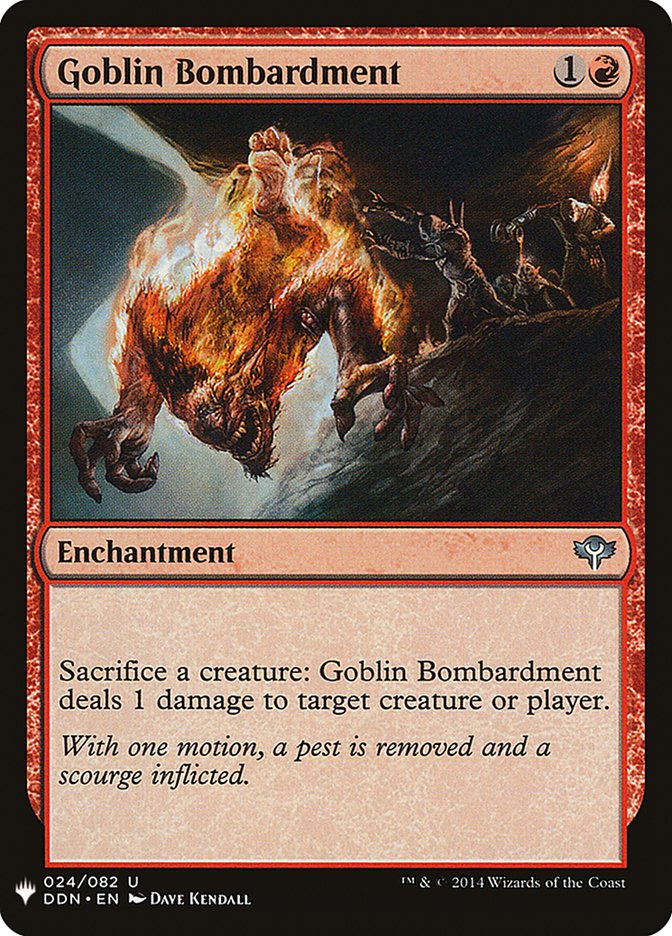 Goblin Bombardment [Mystery Booster] | Lots Moore NSW