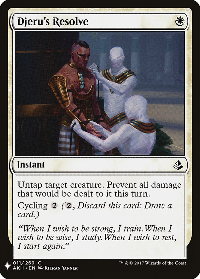 Djeru's Resolve [Mystery Booster] | Lots Moore NSW