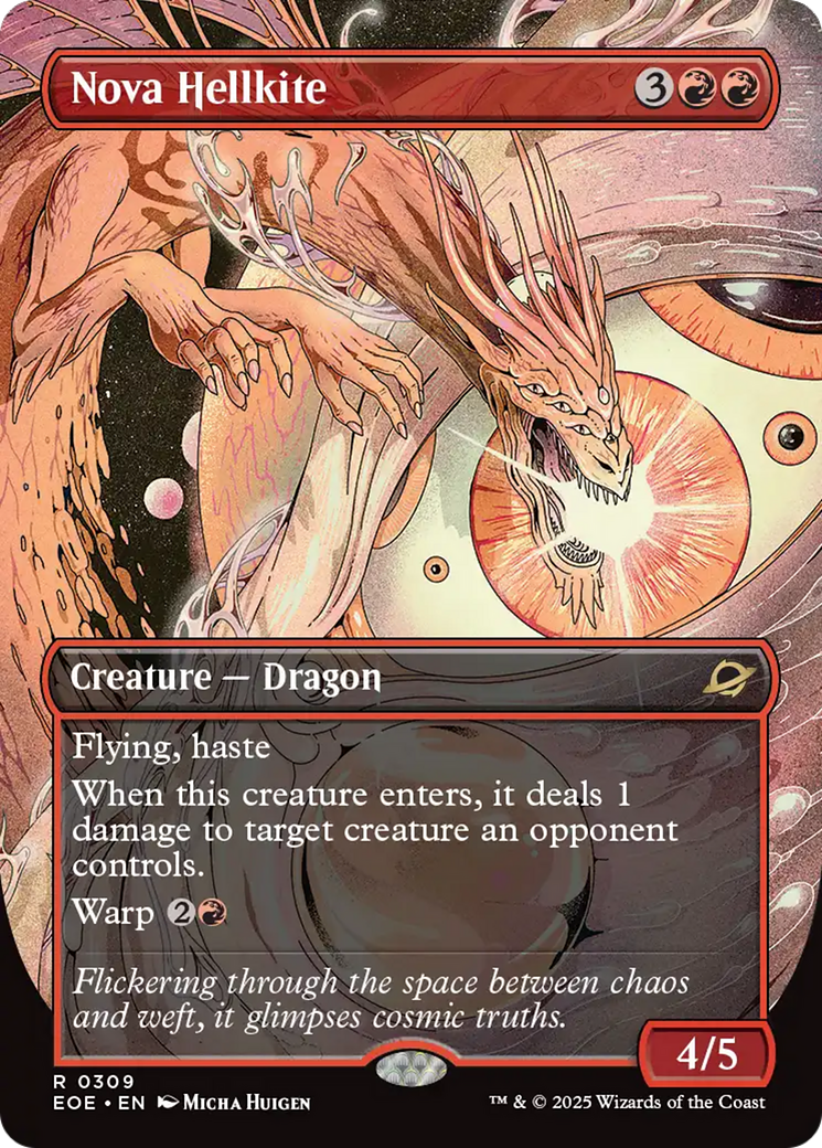 Nova Hellkite (Borderless) [Edge of Eternities] | Lots Moore NSW