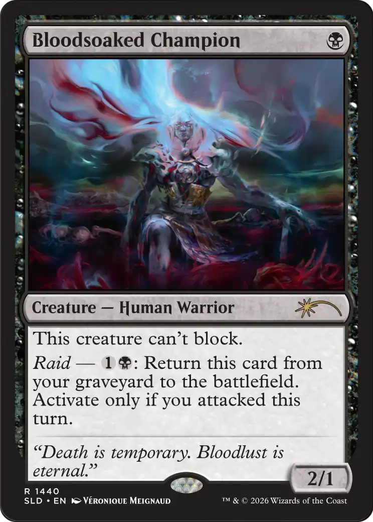 Bloodsoaked Champion [Secret Lair Drop Series] | Lots Moore NSW