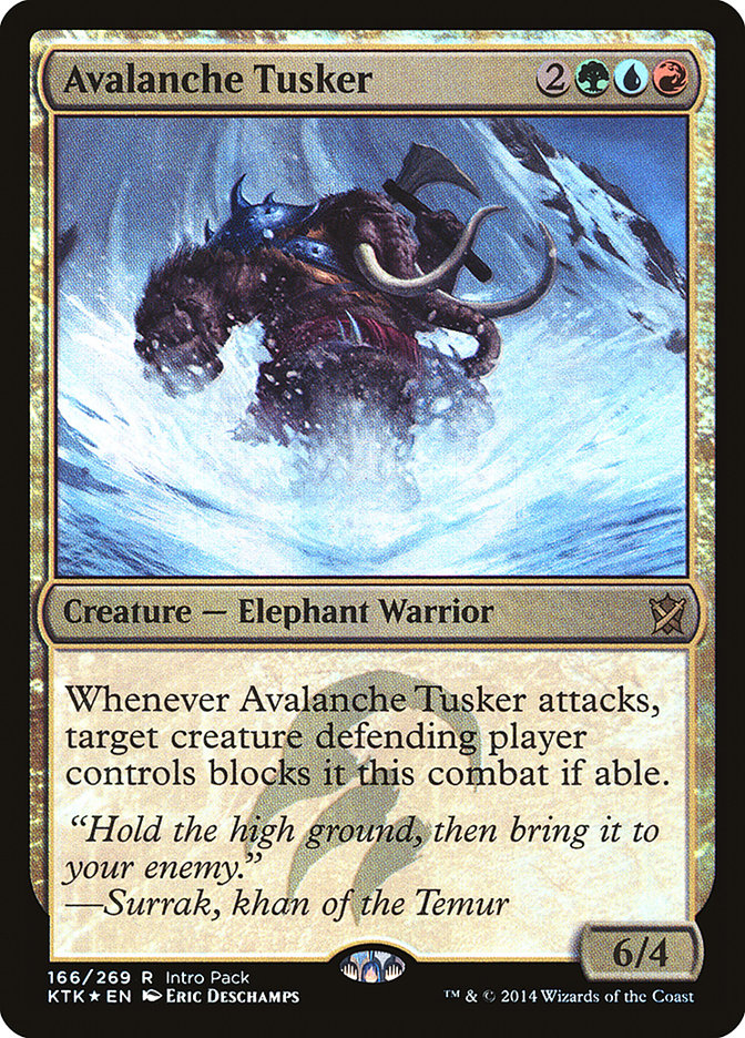 Avalanche Tusker (Intro Pack) [Khans of Tarkir Promos] | Lots Moore NSW