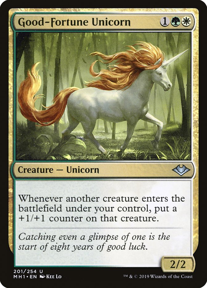 Good-Fortune Unicorn [Modern Horizons] | Lots Moore NSW