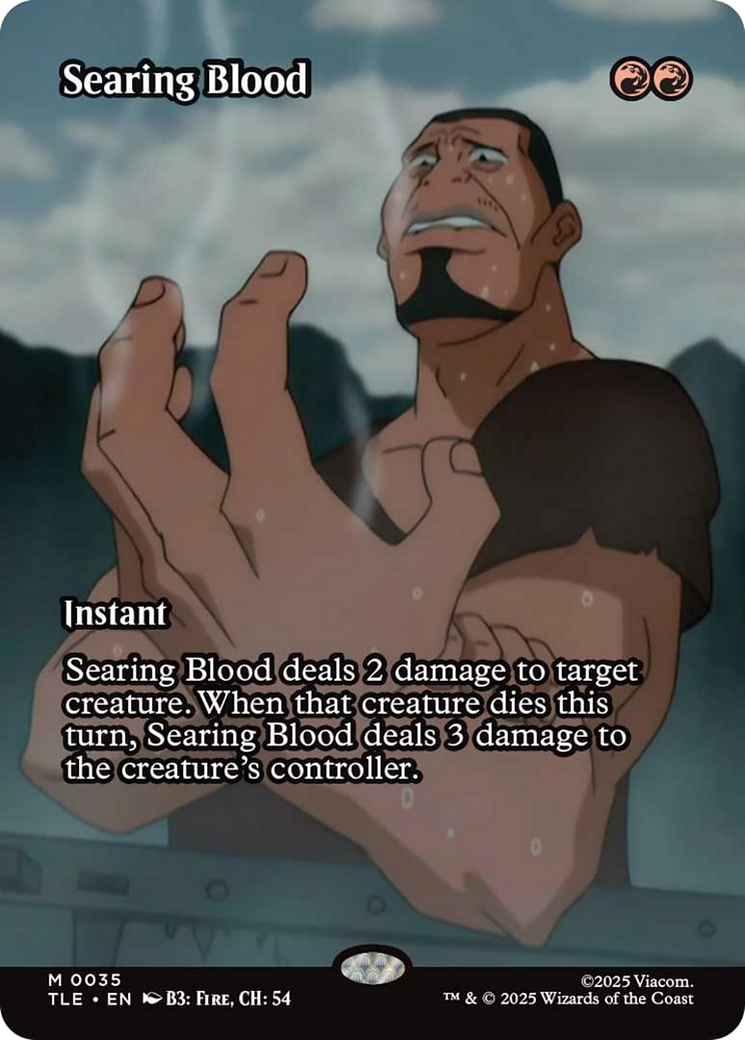 Searing Blood (Borderless) [Avatar: The Last Airbender: Eternal-Legal] | Lots Moore NSW