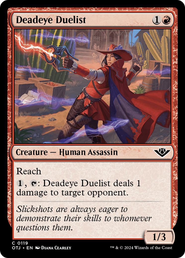 Deadeye Duelist [Outlaws of Thunder Junction] | Lots Moore NSW