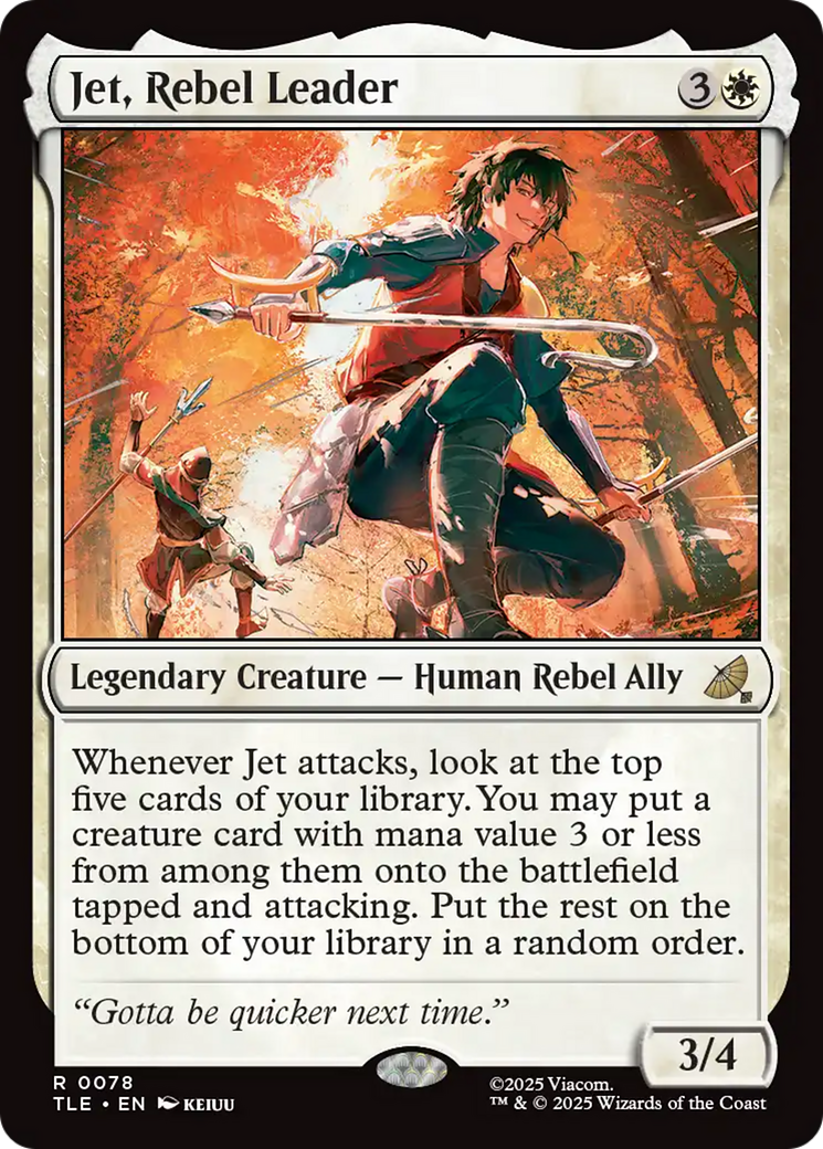 Jet, Rebel Leader [Avatar: The Last Airbender: Eternal-Legal] | Lots Moore NSW