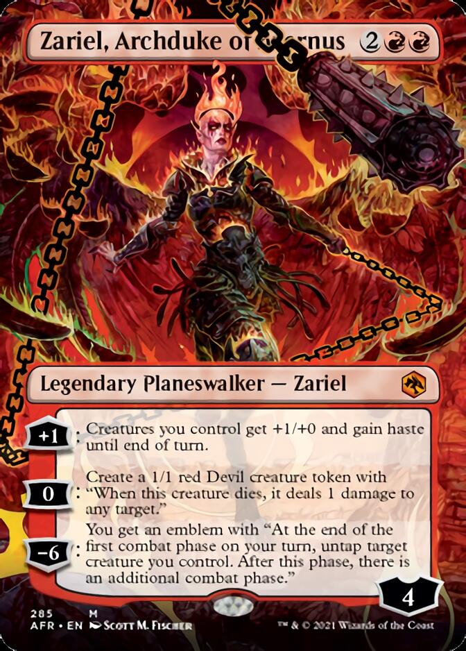 Zariel, Archduke of Avernus (Borderless) [Dungeons & Dragons: Adventures in the Forgotten Realms] | Lots Moore NSW