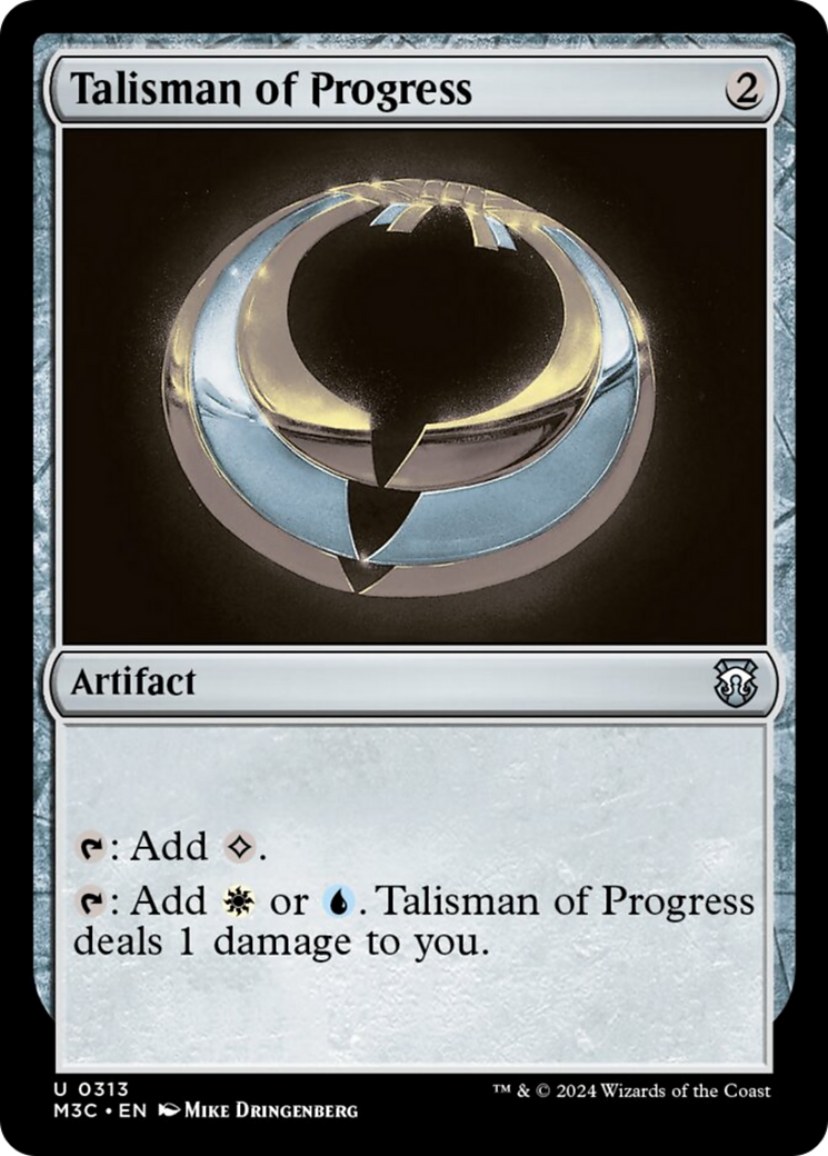 Talisman of Progress (Ripple Foil) [Modern Horizons 3 Commander] | Lots Moore NSW