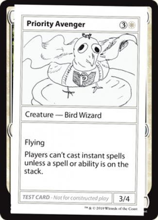 Priority Avenger (2021 Edition) [Mystery Booster Playtest Cards] | Lots Moore NSW