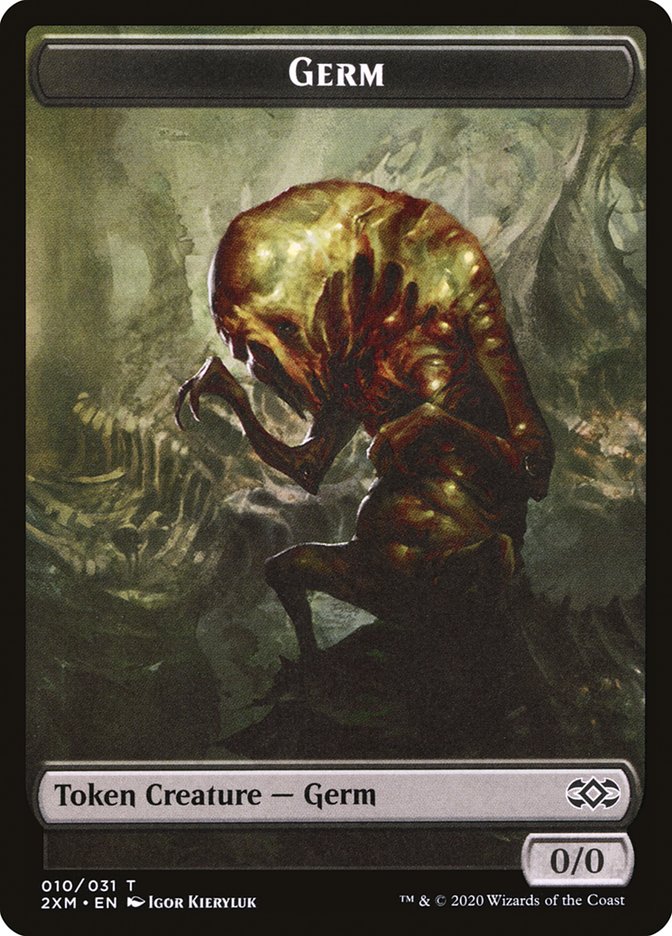 Ape // Germ Double-Sided Token [Double Masters Tokens] | Lots Moore NSW
