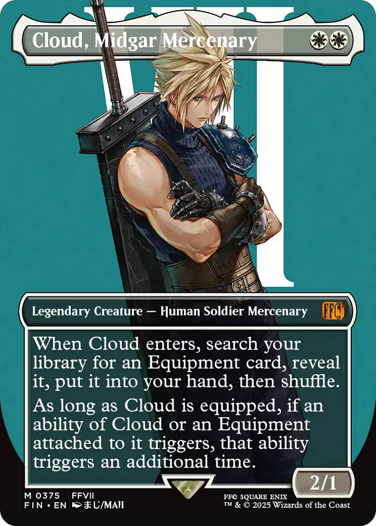 Cloud, Midgar Mercenary (Borderless) [FINAL FANTASY] | Lots Moore NSW