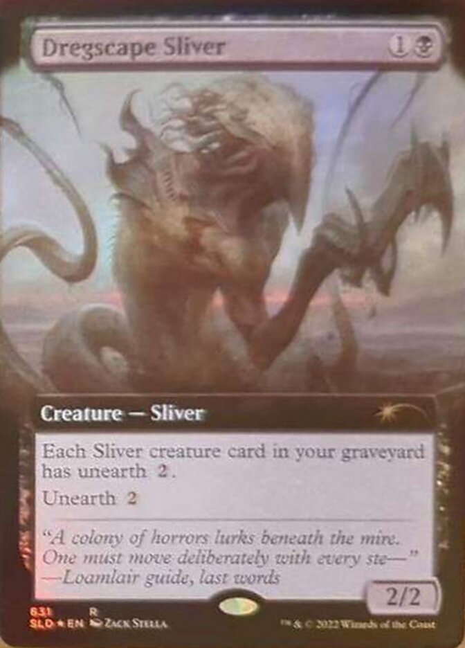 Dregscape Sliver (Extended Art) [Secret Lair Drop Promos] | Lots Moore NSW