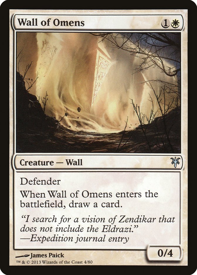 Wall of Omens [Duel Decks: Sorin vs. Tibalt] | Lots Moore NSW