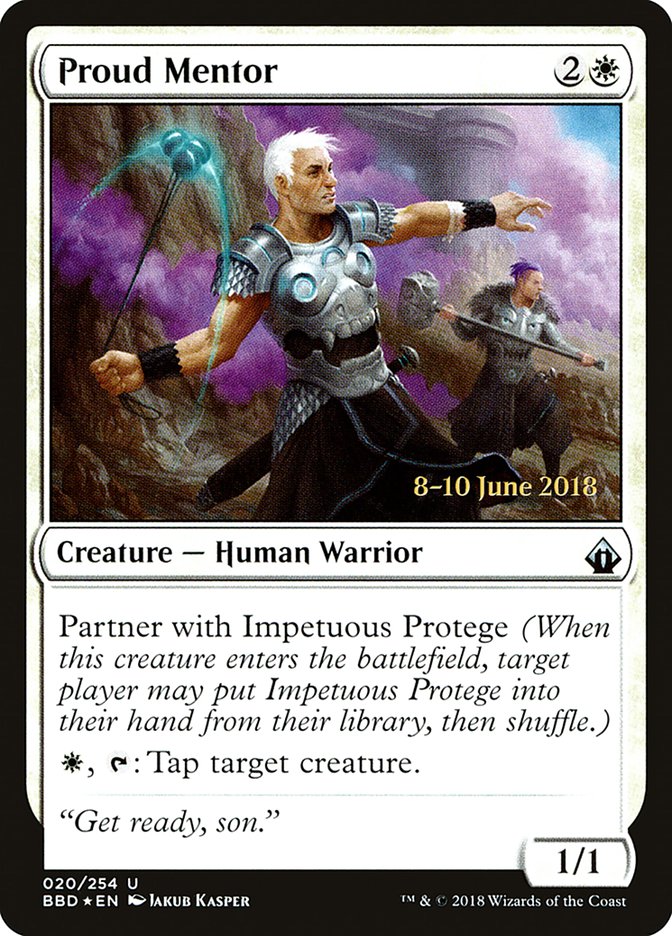 Proud Mentor [Battlebond Prerelease Promos] | Lots Moore NSW