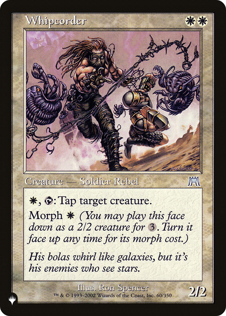 Whipcorder [The List Reprints] | Lots Moore NSW