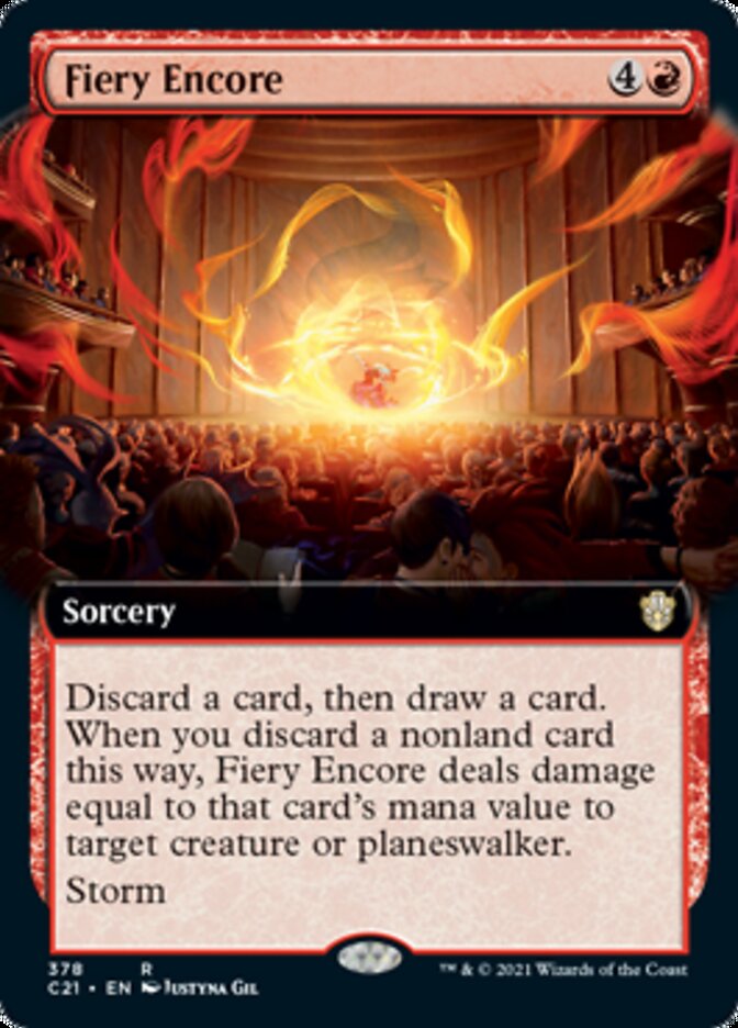 Fiery Encore (Extended Art) [Commander 2021] | Lots Moore NSW