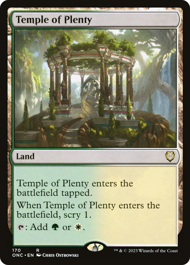 Temple of Plenty [Phyrexia: All Will Be One Commander] | Lots Moore NSW