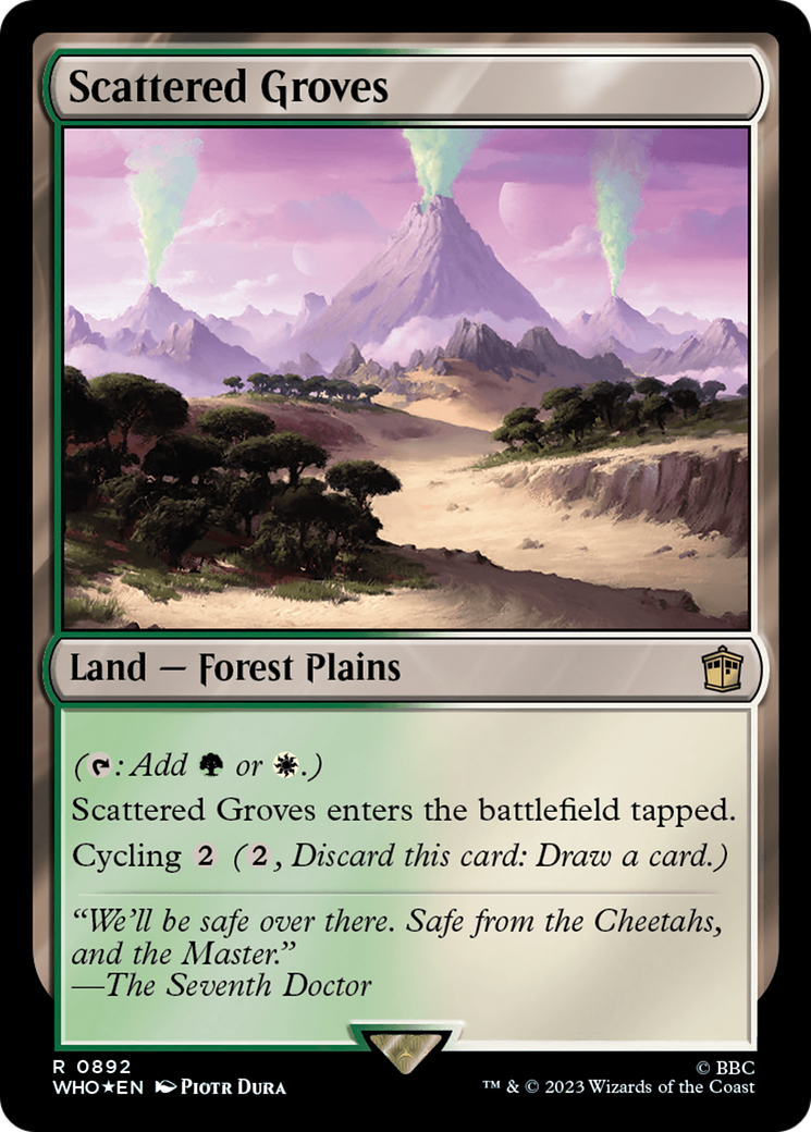 Scattered Groves (Surge Foil) [Doctor Who] | Lots Moore NSW