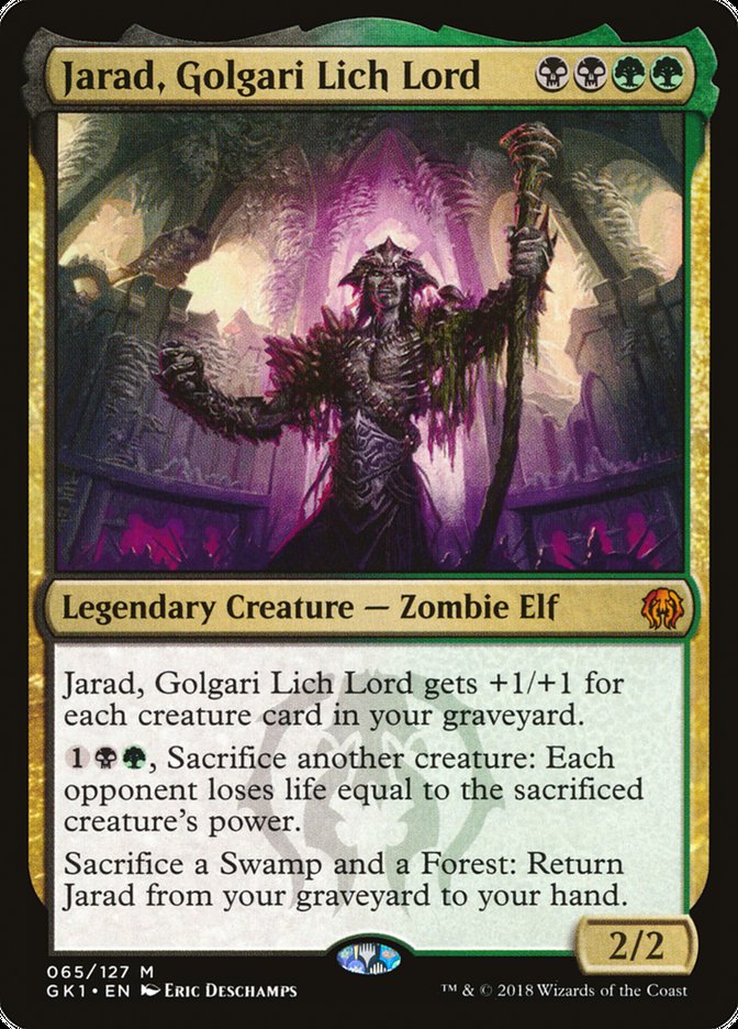 Jarad, Golgari Lich Lord [Guilds of Ravnica Guild Kit] | Lots Moore NSW