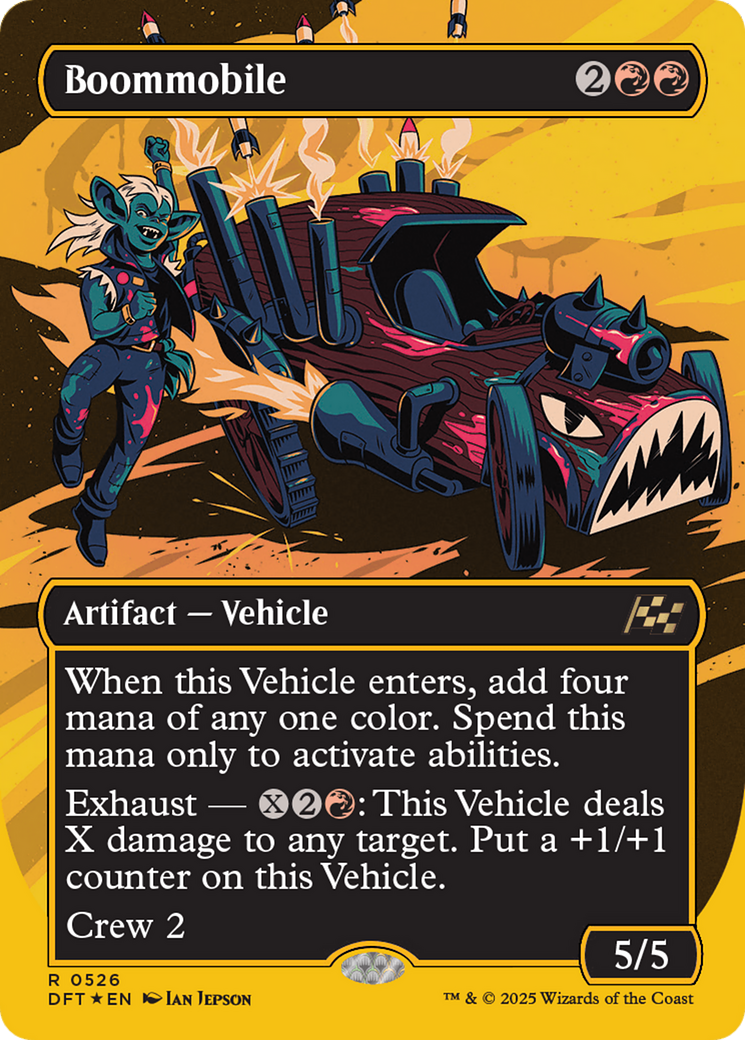 Boommobile (Borderless) (First-Place Foil) [Aetherdrift] | Lots Moore NSW