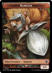 Hamster // City's Blessing Double-Sided Token [Bloomburrow Commander Tokens] | Lots Moore NSW