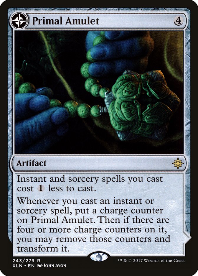 Primal Amulet // Primal Wellspring [Ixalan] | Lots Moore NSW