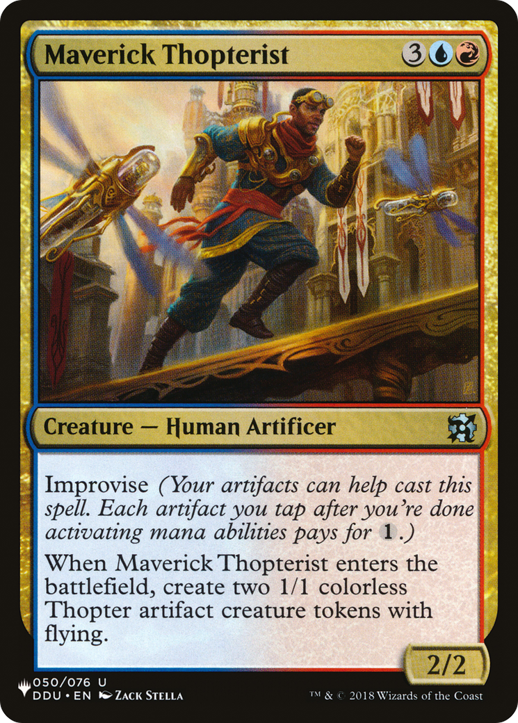 Maverick Thopterist (DDU) [The List] | Lots Moore NSW