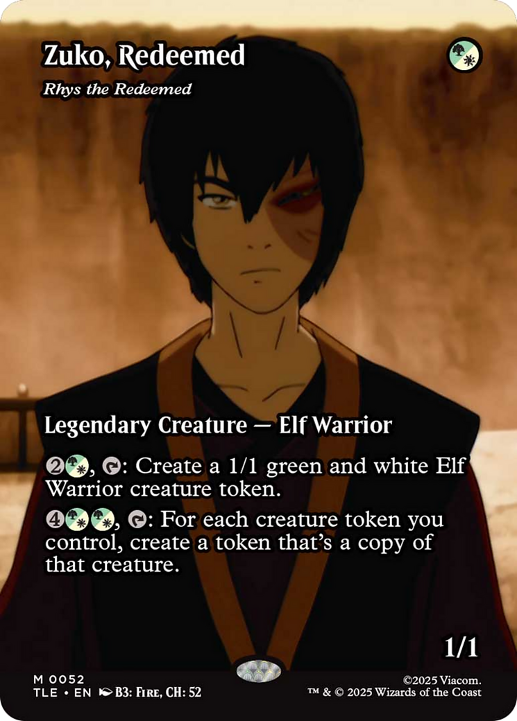Zuko, Redeemed - Rhys the Redeemed (Borderless) [Avatar: The Last Airbender: Eternal-Legal] | Lots Moore NSW