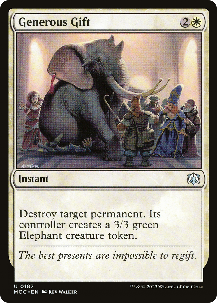 Generous Gift [March of the Machine Commander] | Lots Moore NSW
