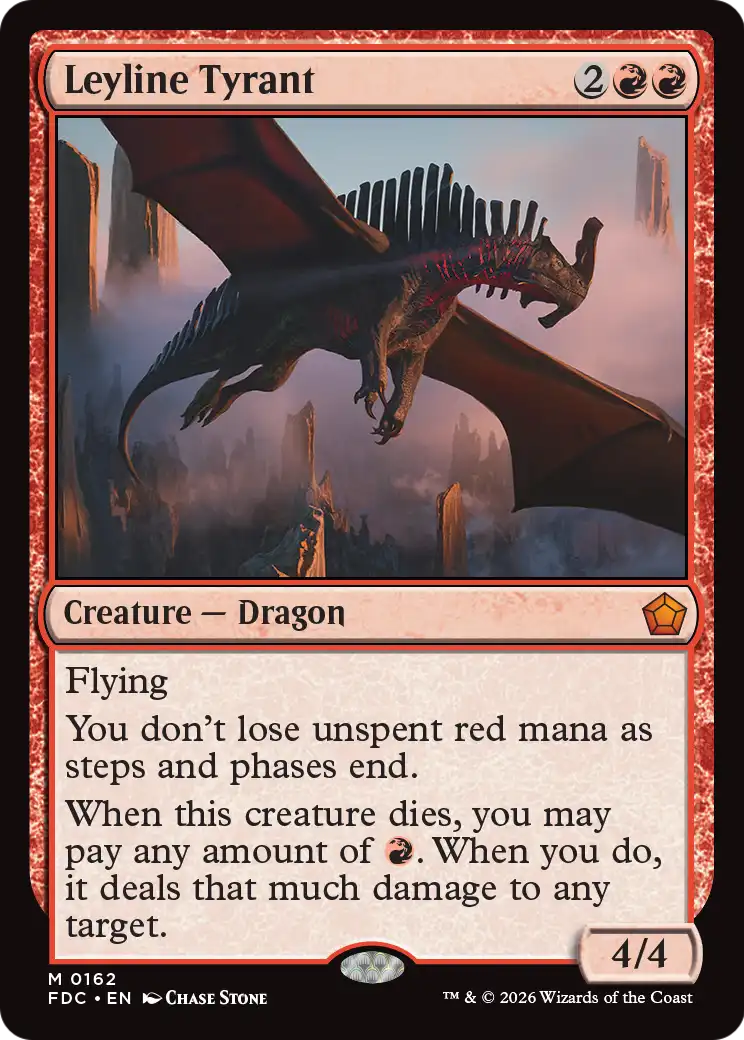 Leyline Tyrant [Foundations Commander] | Lots Moore NSW