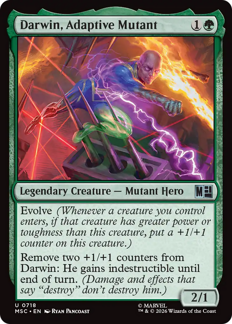 Darwin, Adaptive Mutant [Marvel Super Heroes Commander] | Lots Moore NSW