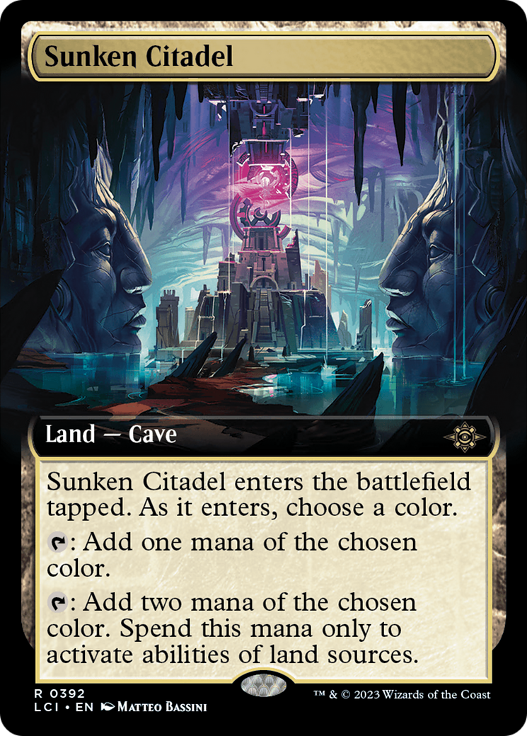 Sunken Citadel (Extended Art) [The Lost Caverns of Ixalan] | Lots Moore NSW